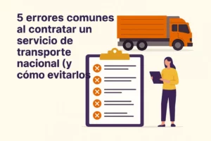 Errores transporte nacional