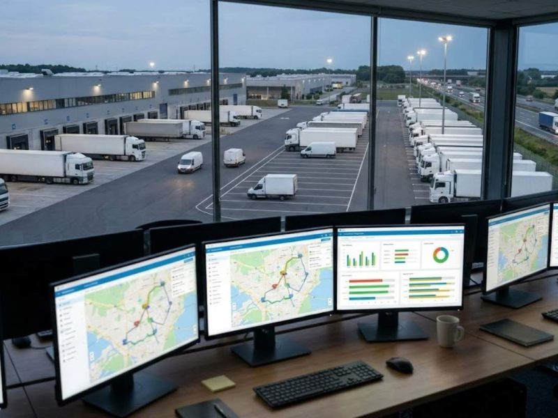 Gestión de flotas y planificación de transporte terrestre